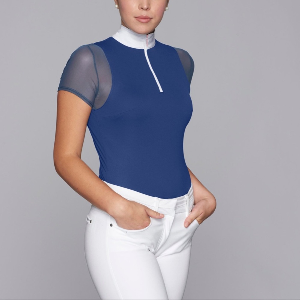 Le Fash Paulo Alto Navy + Navy Mesh Short Sleeve